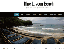 Tablet Screenshot of bluelagoonbeach.com